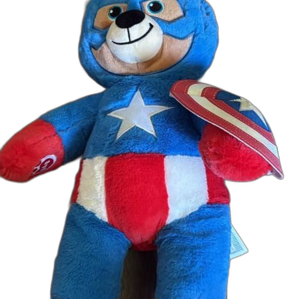 Build a Bear Marvel Captain America teddy bear